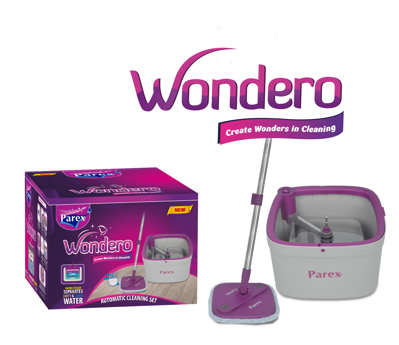 PAREX WONDERO систем за чистење