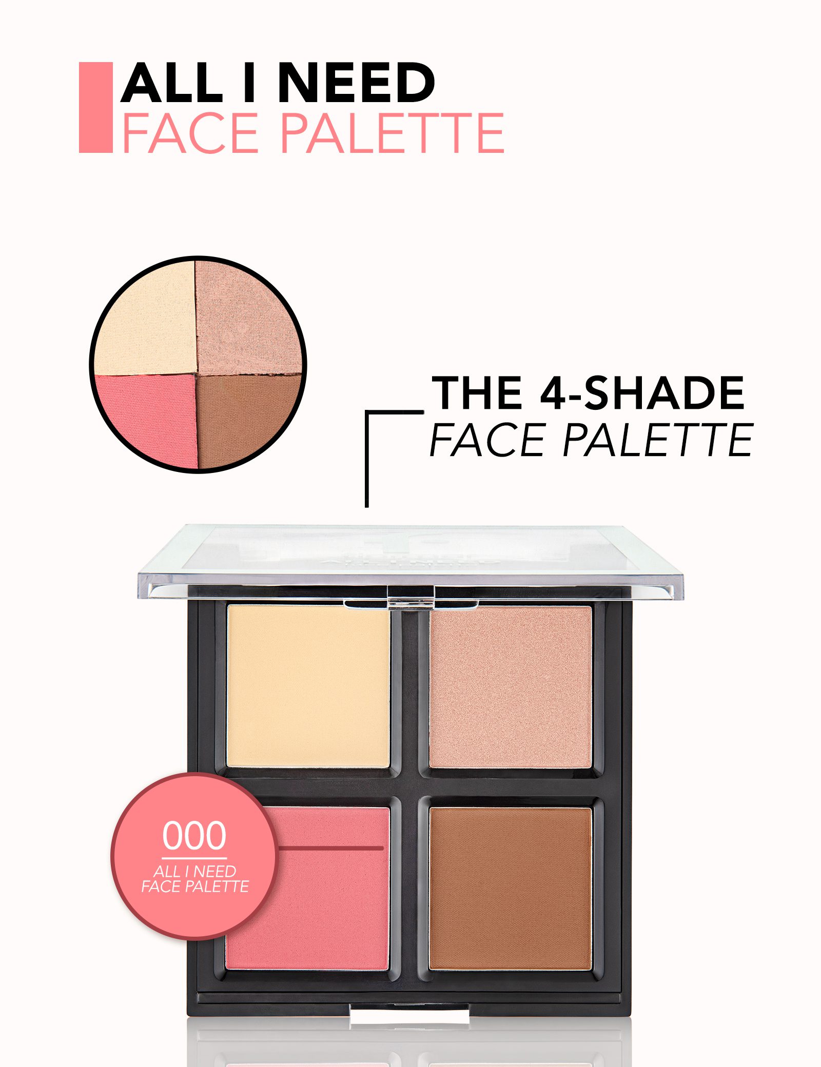 Втора слика наFLORMAR All I Need Face Palette - Палета за лице
