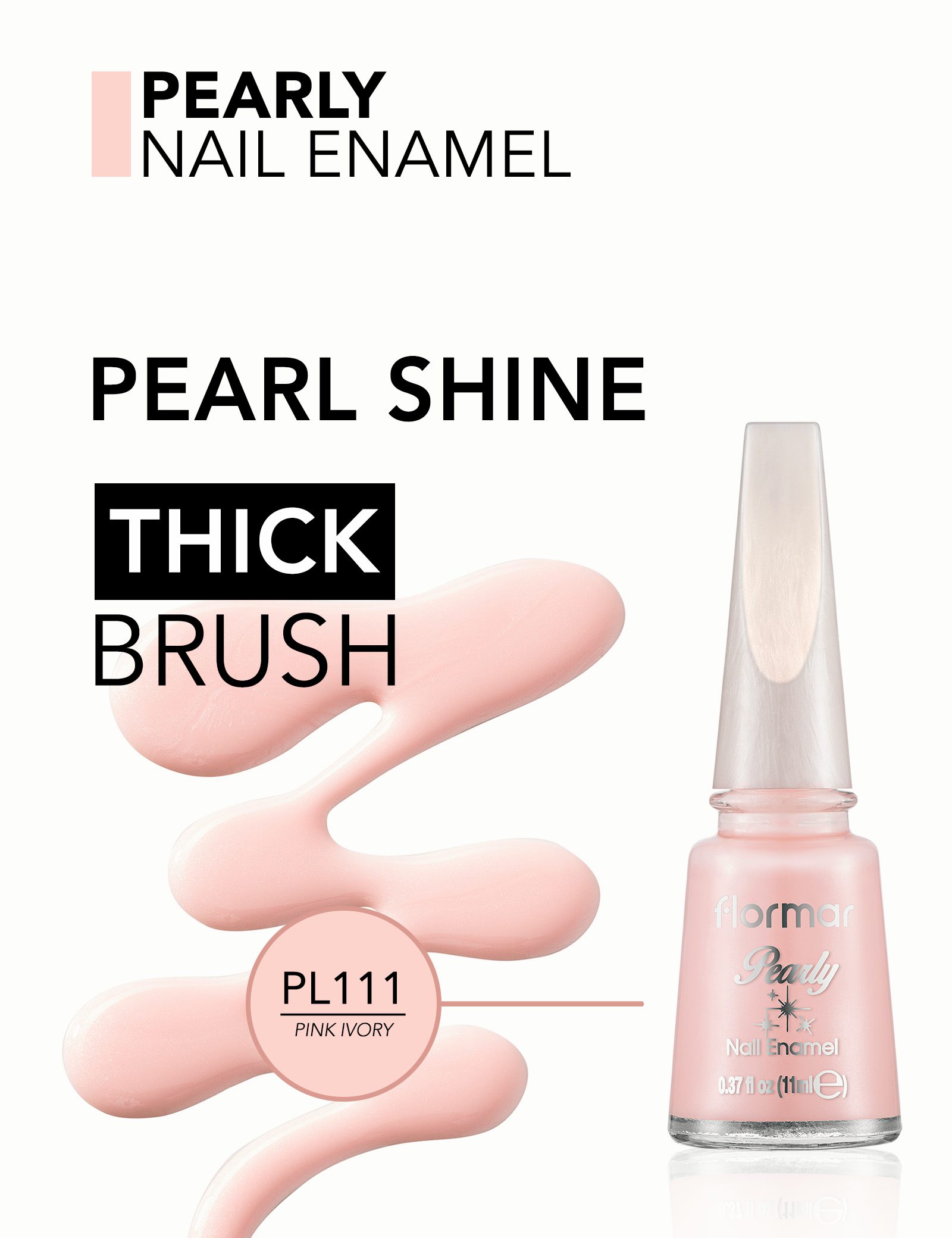Втора слика наFLORMAR Pearly - Лак за нокти