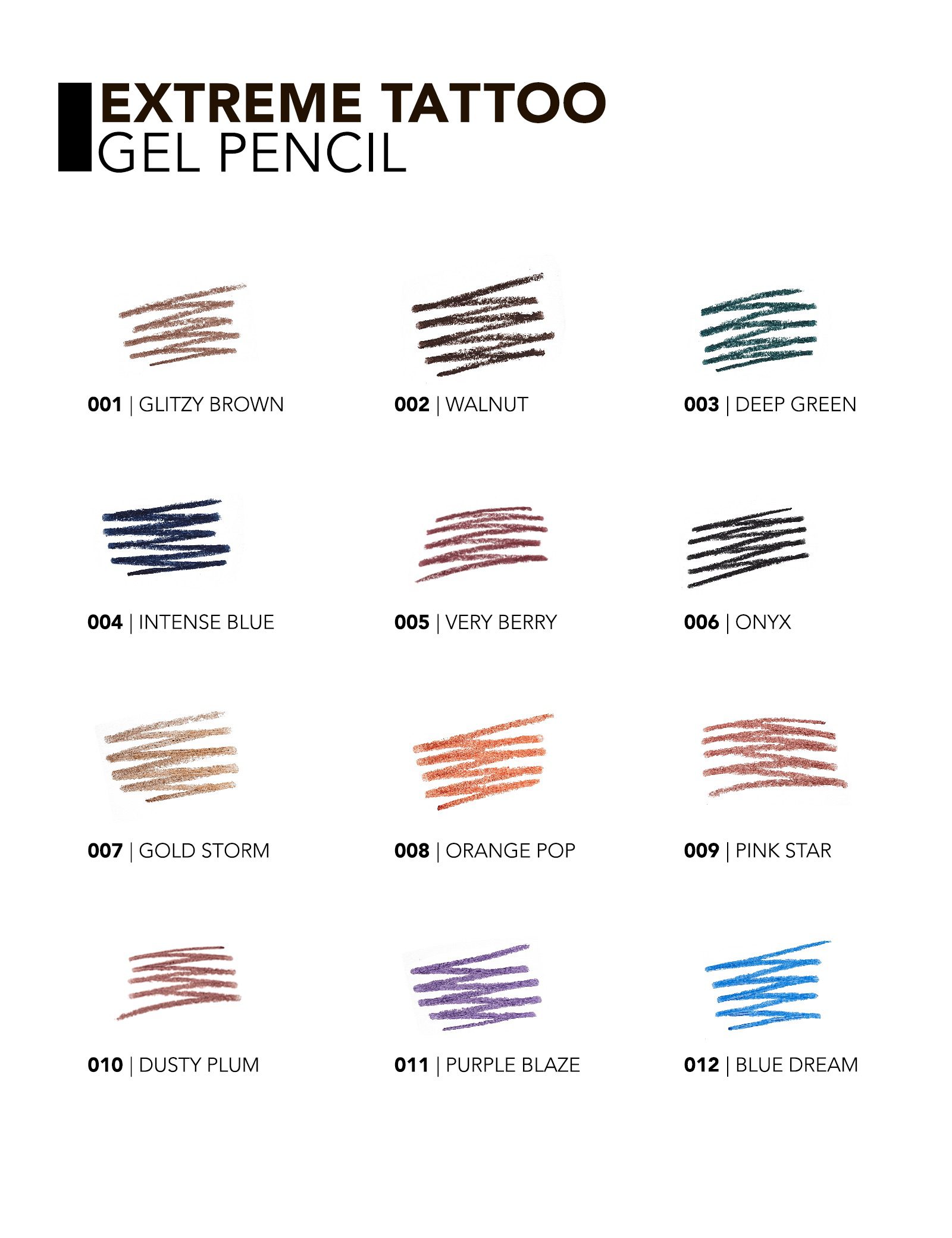 Втора слика наFLORMAR Extreme Tattoo Gel Pencil - Молив за очи