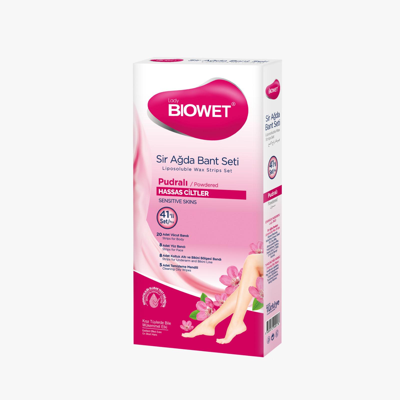 BIOWET ленти за депилација 41 парче
