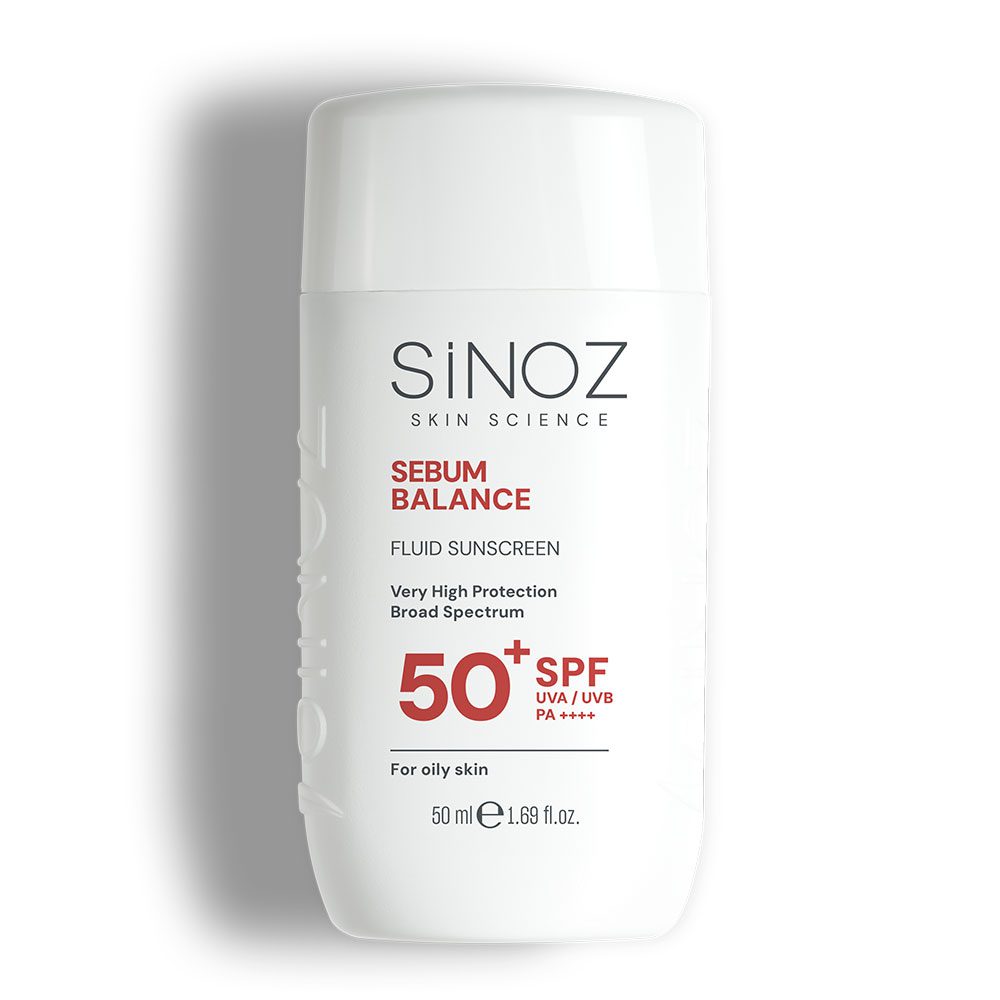 SINOZ Sebum Balance Течна крема со заштитен фактор 50+