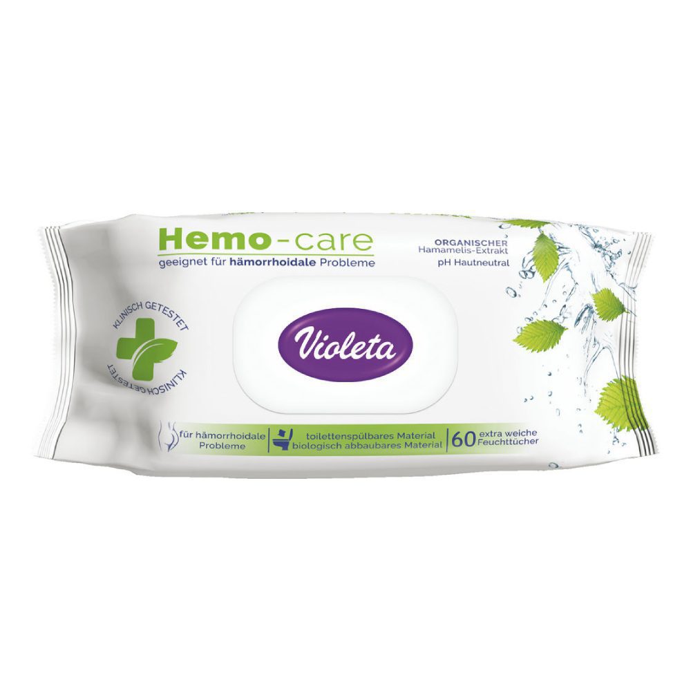 Violeta Hemo-care Влажна тоалетна хартија 60/1