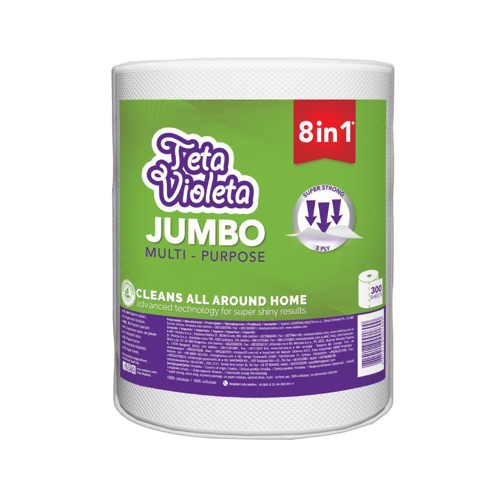 Violeta Jumbo Super soft Трослоен кујнски бришач 1 парче