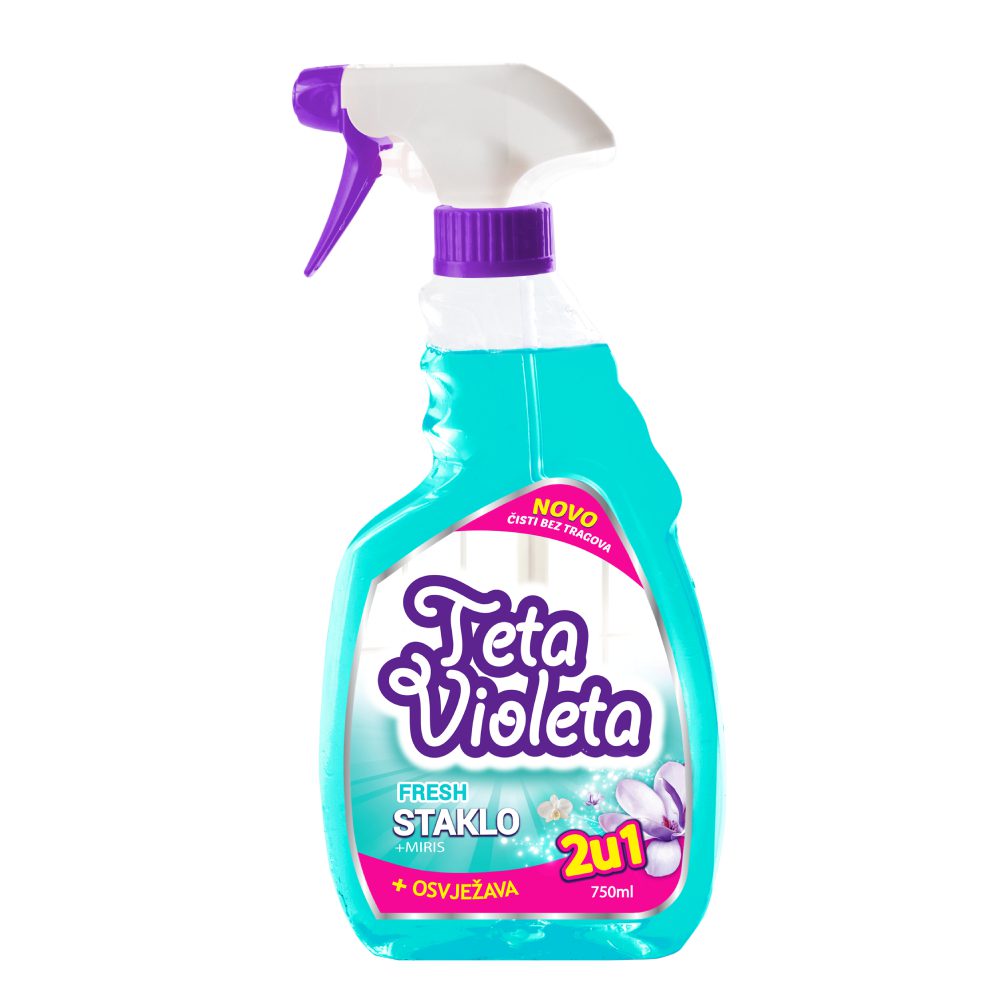Teta Violeta Fresh 2во1 Средство за стакло 750мл