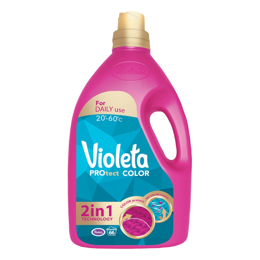 Violeta PROtect Color Течен детергент 3,96л