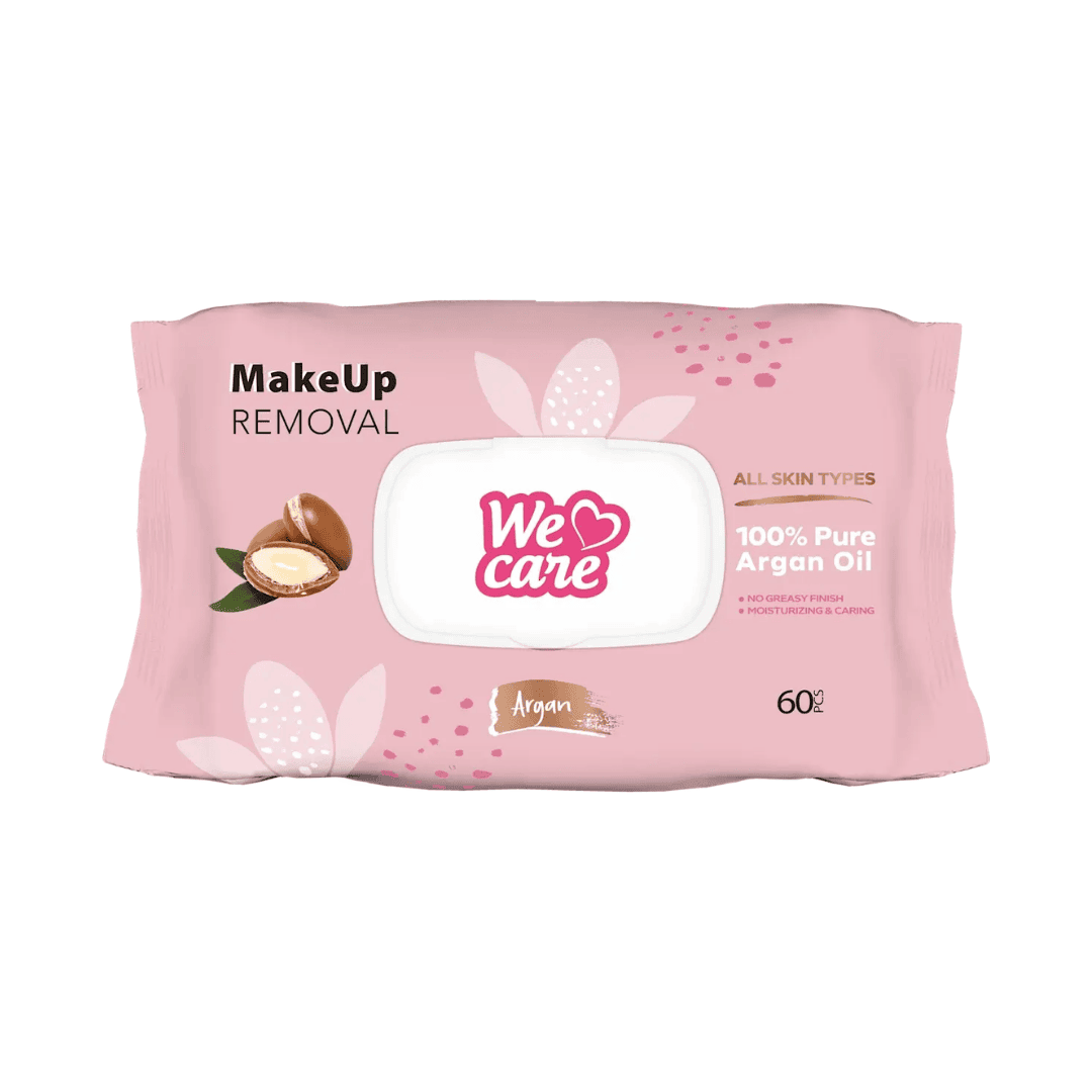 Violeta Make up Влажни марамици за шминка со арганово масло 60/1